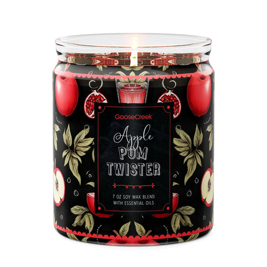 Apple Pom Twister 7oz Single Wick Candle