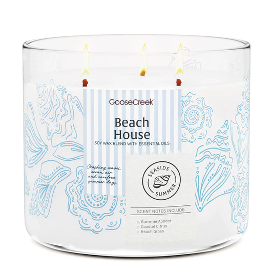 Beach House 3-Wick Candle