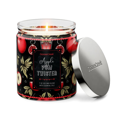 Apple Pom Twister 7oz Single Wick Candle
