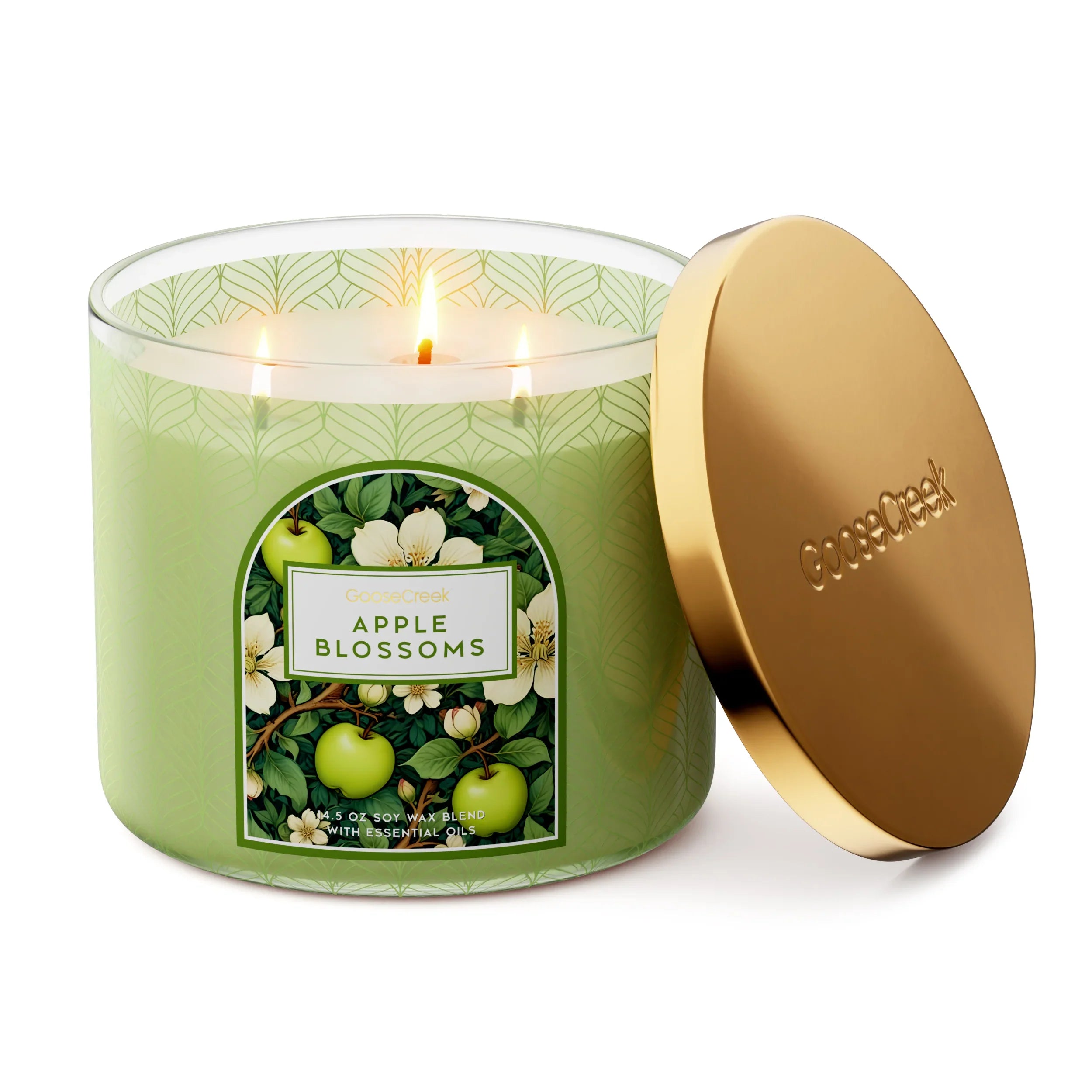 Apple Blossoms 3-Wick Candle
