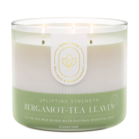 Bergamot & Tea Leaves Aromatherapy 3-Wick Candle